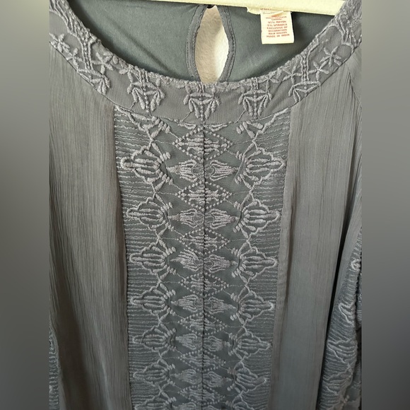 Sundance gray maxi dress size 14P - Picture 5 of 12